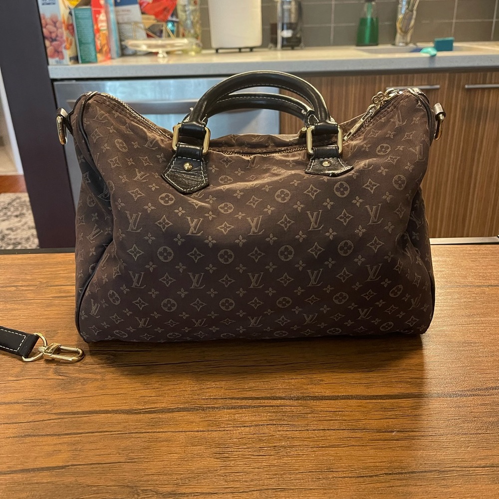 Louis Vuitton mini Lin speedy 30 crossbody